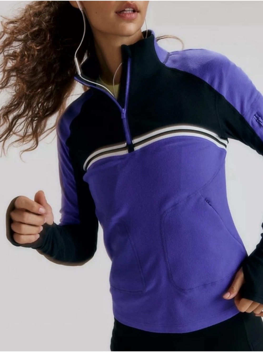 NEW FP MOVEMENT by Free People Hike Haven Quarter-Zip Pullover New With Tags 🌷